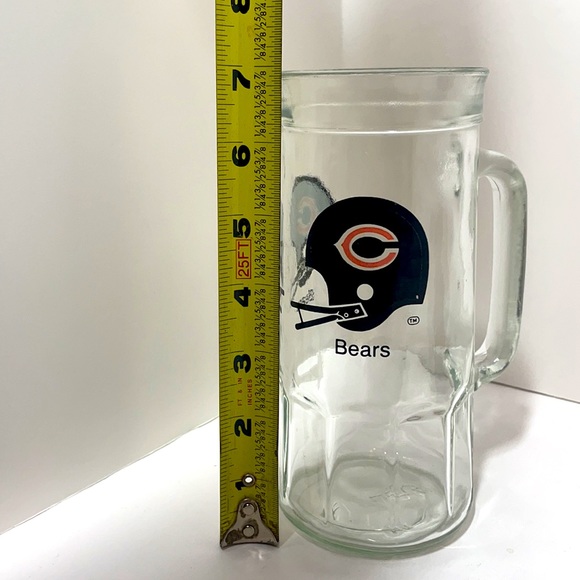 Vintage 1977 Chicago Bears Fisher Peanuts Promo Glass Mug & Bears Coffee Mug! - Picture 7 of 13